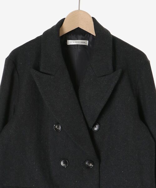 MAJESTIC LEGON（マジェスティックレゴン）の「テーラードジャケット（テーラードジャケット・レディース・ブラウン/グレー・MEDIUM）」の8枚目の写真