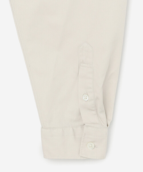 GYMPHLEX（ジムフレックス）の「Gymphlex | コットンツイル ショートボタンダウンシャツ WOMEN（シャツ/ブラウス・レディース・ベージュ/チャコール・14）」の14枚目の写真