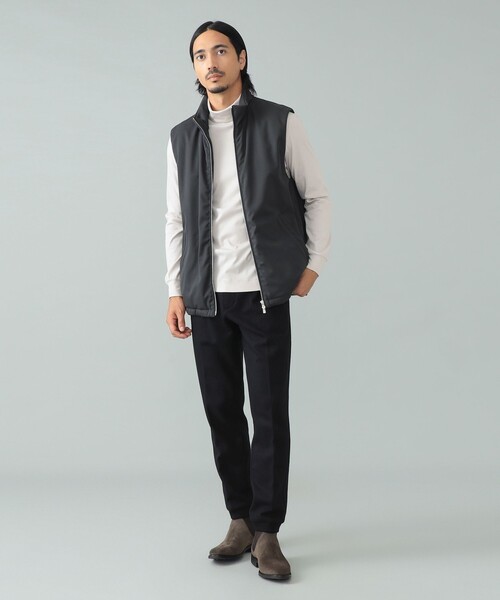 TAION（タイオン）の「【別注】TAION × IG / ウール ジップアップ ダウンベスト（ベスト・メンズ・チャコールグレー/ブラック・S/M/L）」の6枚目の写真