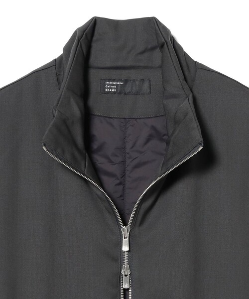 TAION（タイオン）の「【別注】TAION × IG / ウール ジップアップ ダウンベスト（ベスト・メンズ・チャコールグレー/ブラック・S/M/L）」の10枚目の写真