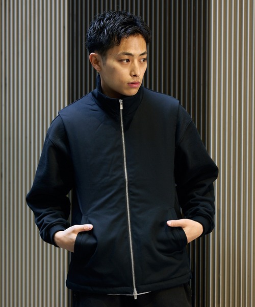 TAION（タイオン）の「【別注】TAION × IG / ウール ジップアップ ダウンベスト（ベスト・メンズ・チャコールグレー/ブラック・S/M/L）」の20枚目の写真