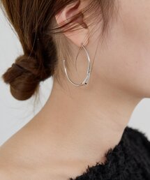 GALLARDAGALANTE | ニュアンスフープピアス(ピアス（両耳用）)