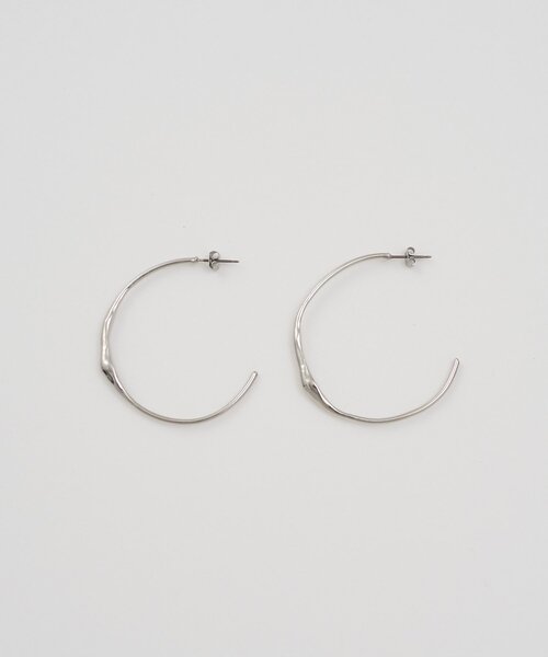 GALLARDAGALANTE（ガリャルダガランテ）の「ニュアンスフープピアス（ピアス（両耳用）・レディース・ゴールド/シルバー・FREE）」の5枚目の写真