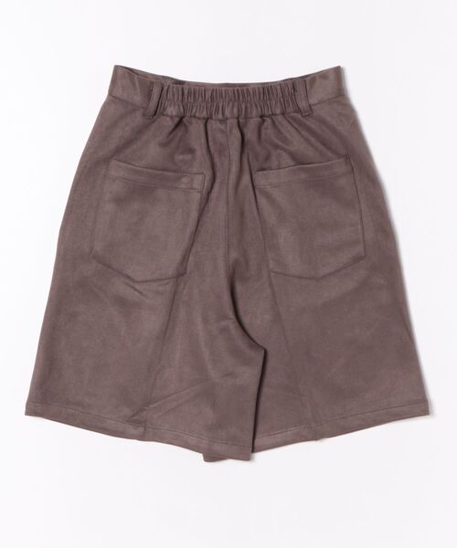 STYLEBLOCK（スタイルブロック）の「フェイクスウェードハーフパンツ（その他パンツ・レディース・キャメル/ブラウン/チャコールグレー/ブラック・M）」の5枚目の写真