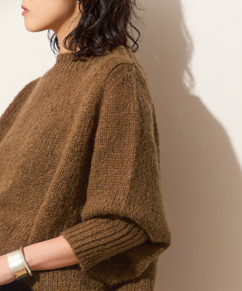 journal standard L'essage（ジャーナルスタンダードレサージュ）の「AMYRISドルマンプルオーバー（ニット/セーター・レディース・パープル/レッド/ブラウン・FREE）」の17枚目の写真