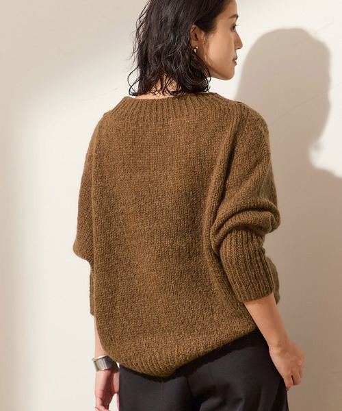 journal standard L'essage（ジャーナルスタンダードレサージュ）の「AMYRISドルマンプルオーバー（ニット/セーター・レディース・パープル/レッド/ブラウン・FREE）」の20枚目の写真