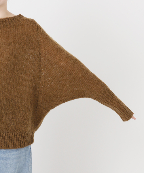 journal standard L'essage（ジャーナルスタンダードレサージュ）の「AMYRISドルマンプルオーバー（ニット/セーター・レディース・パープル/レッド/ブラウン・FREE）」の7枚目の写真