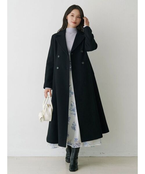 セール】【WEB限定カラーあり】フィットアンドフレアコート（その他