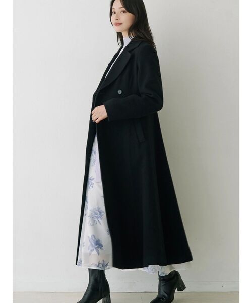 WEB限定カラーあり】フィットアンドフレアコート（その他