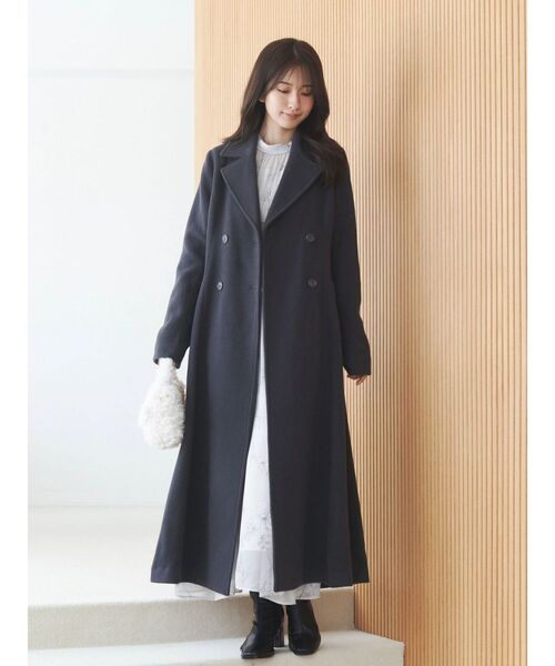 WEB限定カラーあり】フィットアンドフレアコート（その他アウター