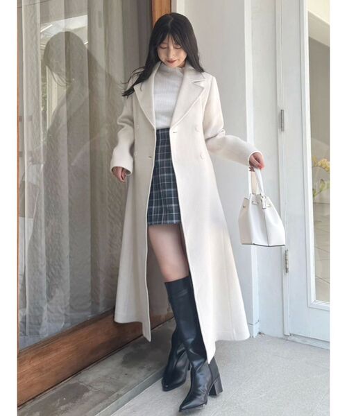 セール】【WEB限定カラーあり】フィットアンドフレアコート（その他