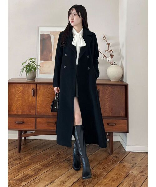 セール】【WEB限定カラーあり】フィットアンドフレアコート（その他