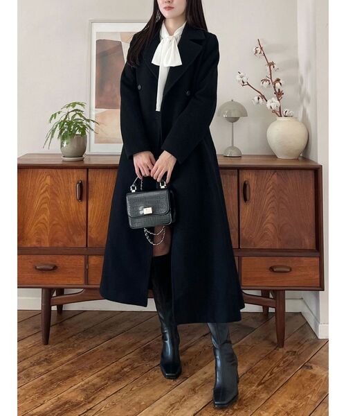WEB限定カラーあり】フィットアンドフレアコート（その他アウター