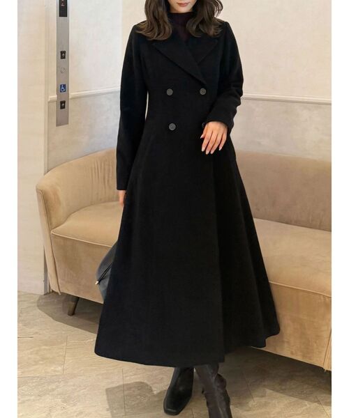 WEB限定カラーあり】フィットアンドフレアコート（その他