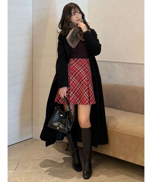 MERCURYDUO(マーキュリーデュオ)の「フィットアンドフレアコート(その他アウター・レディース・ベージュ/アイボリー/ブラック/チャコールグレー・SMALL/MEDIUM)」の10枚目の写真