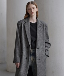 クレイル チェスターコート CLEL】Tech Melton Loose Double Chester Court/テックメルトン