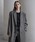 CLEL�i�N���C���j�́u�yCLEL�zWool Blend Herringbone Tweed Coat / �E�[���u�����h �w�����{�[���c�C�[�h�R�[�g�y�Z�b�g�A�b�v�Ή��z�i�`�F�X�^�[�R�[�g�j�v�b�O���[�n