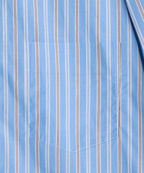 allery（アレリー）の「【別注】＜allery＞ストライプ シャツ（シャツ/ブラウス・メンズ・ライトブルー/ライトグレー・S/L/M）」の10枚目の写真