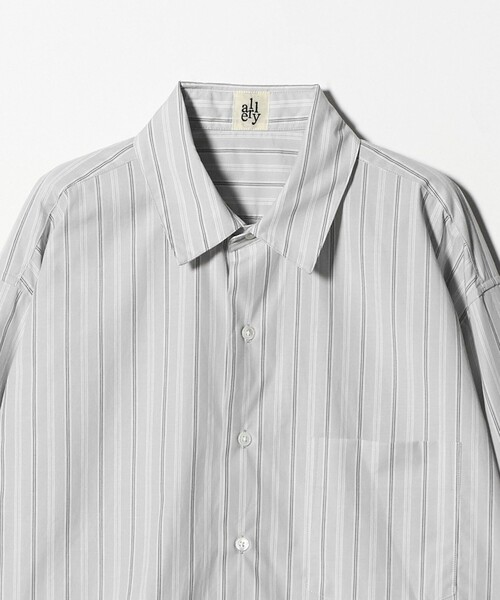 allery（アレリー）の「【別注】＜allery＞ストライプ シャツ（シャツ/ブラウス・メンズ・ライトブルー/ライトグレー・S/L/M）」の3枚目の写真
