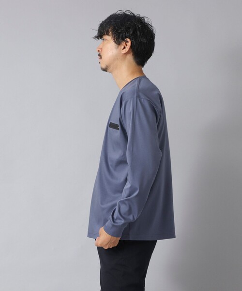 NOLLEY’S（ノーリーズ）の「【ACTIVE SECT】《限定展開》シーリングポケットロンT 25AW（Tシャツ/カットソー・メンズ・ホワイト/グレイッシュベージュ/ブラック/グレイッシュブルー・XXL/XL/L/M/S）」の20枚目の写真