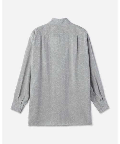 marimekko（マリメッコ）の「Runsas Piirto Uni Cupro / shirt blouse（シャツ/ブラウス・レディース・ライトグレー・36/34/38）」の6枚目の写真