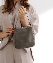 grove | スクエアハトメダブルショルダー(ショルダーバッグ)