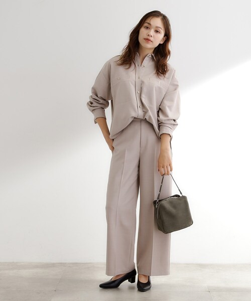 grove(グローブ)の「スクエアハトメダブルショルダー(ショルダーバッグ・レディース・オリーブ/ライトベージュ/ブルー系その他・00)」の22枚目の写真