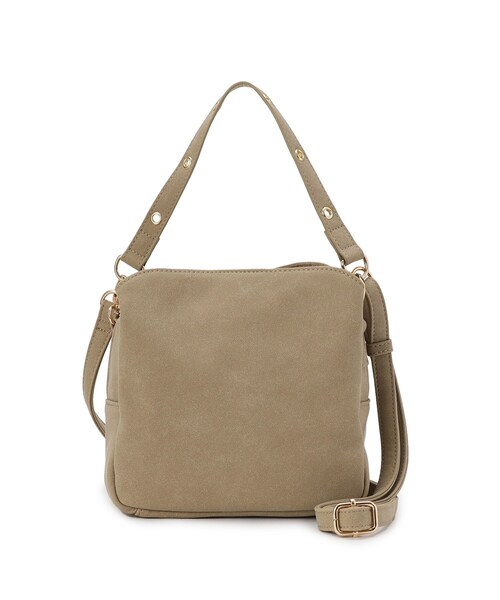 grove(グローブ)の「スクエアハトメダブルショルダー(ショルダーバッグ・レディース・オリーブ/ライトベージュ/ブルー系その他・00)」の18枚目の写真