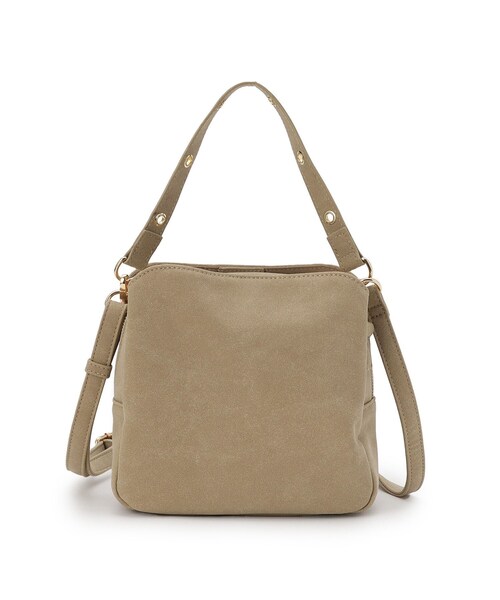 grove(グローブ)の「スクエアハトメダブルショルダー(ショルダーバッグ・レディース・オリーブ/ライトベージュ/ブルー系その他・00)」の15枚目の写真