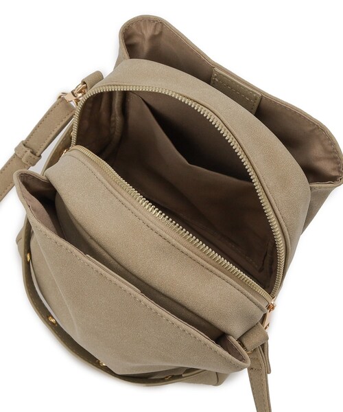 grove(グローブ)の「スクエアハトメダブルショルダー(ショルダーバッグ・レディース・オリーブ/ライトベージュ/ブルー系その他・00)」の20枚目の写真