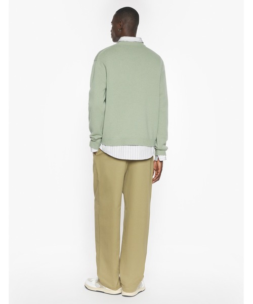 Maison Kitsune（メゾンキツネ）の「FOX HEAD INTARSIA MERINO JUMPER（ニット/セーター・メンズ・ブラック/アイボリー/セージグリーン・XS/S/M/L/XL）」の19枚目の写真