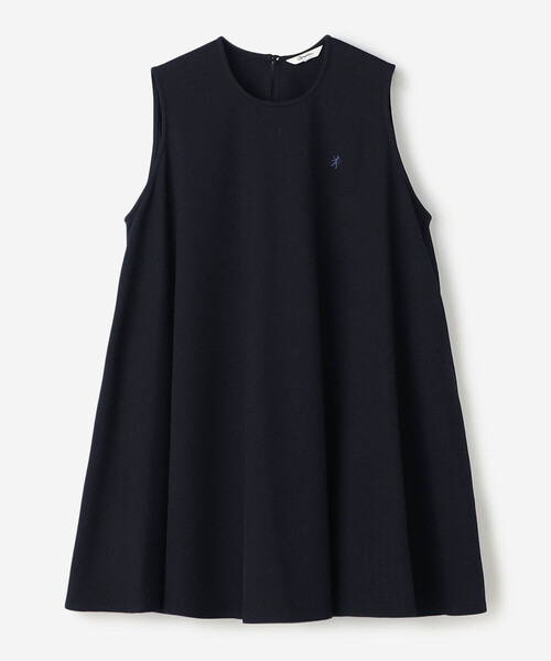 GYMPHLEX（ジムフレックス）の「Gymphlex | ポリフランネル フレアチュニック WOMEN（シャツ/ブラウス・レディース・ダークネイビー/チャコール・14）」の2枚目の写真