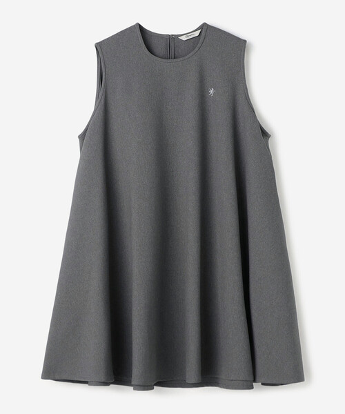 GYMPHLEX（ジムフレックス）の「Gymphlex | ポリフランネル フレアチュニック WOMEN（シャツ/ブラウス・レディース・ダークネイビー/チャコール・14）」の17枚目の写真