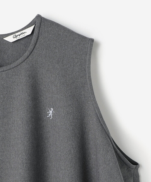 GYMPHLEX（ジムフレックス）の「Gymphlex | ポリフランネル フレアチュニック WOMEN（シャツ/ブラウス・レディース・ダークネイビー/チャコール・14）」の14枚目の写真