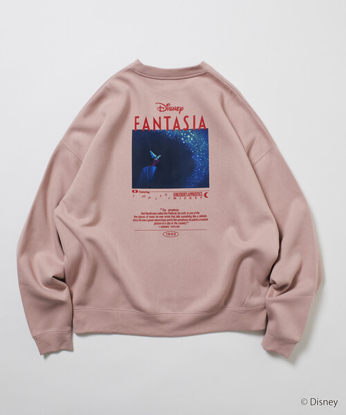 FREAK'S STORE（フリークスストア）の「限定展開 DISNEY/ディズニー『ファンタジア』/ ミッキーマウス /バックプリント クルーネックスウェット（スウェット・メンズ・アッシュグレー/ネイビー/スミクロ/ピンク・SMALL/MEDIUM/LARGE）」の20枚目の写真