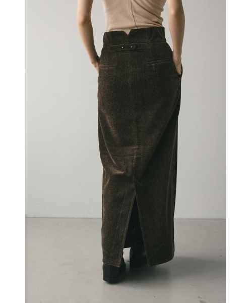 STYLEMIXER(スタイルミキサー)の「ハイウエストタックベロアスカート(スカート・レディース・ベージュ/ブラウン・SMALL/MEDIUM)」の20枚目の写真