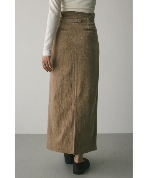 STYLEMIXER(スタイルミキサー)の「ハイウエストタックベロアスカート(スカート・レディース・ベージュ/ブラウン・SMALL/MEDIUM)」の10枚目の写真