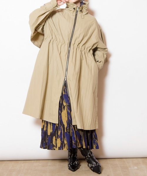 OSMOSIS（オズモーシス）の「バックフレアーライトコート（その他アウター・レディース・カーキ/ブラック/ベージュ・ONE SIZE）」の17枚目の写真
