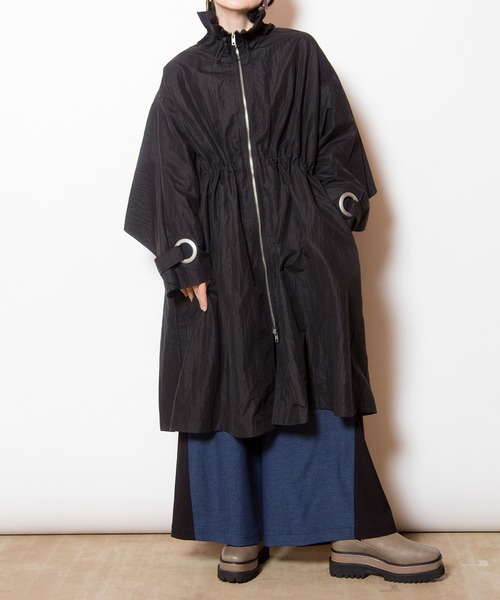 OSMOSIS（オズモーシス）の「バックフレアーライトコート（その他アウター・レディース・カーキ/ブラック/ベージュ・ONE SIZE）」の19枚目の写真