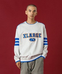 XLARGE | STRIPED SLEEVE CREWNECK SWEATSHIRT(スウェット)