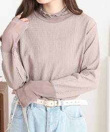 mitis シャーリングシアースリーブロンT