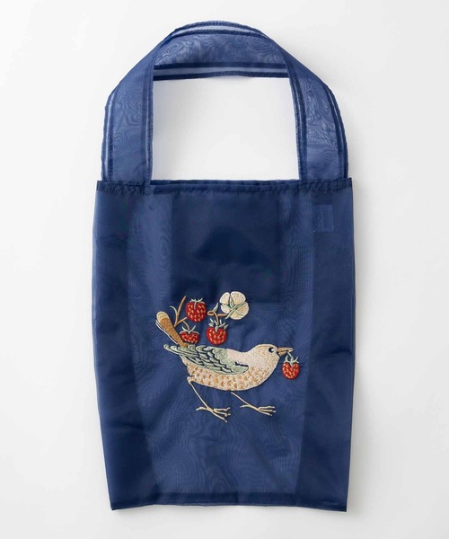Jubilee(ジュビリー)の「ウィリアムモリス柄 オーガンジー 刺繍エコトートバッグ(ショルダーバッグ・レディース・その他1/その他2・FREE)」の9枚目の写真
