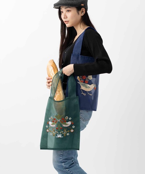 Jubilee(ジュビリー)の「ウィリアムモリス柄 オーガンジー 刺繍エコトートバッグ(ショルダーバッグ・レディース・その他1/その他2・FREE)」の18枚目の写真