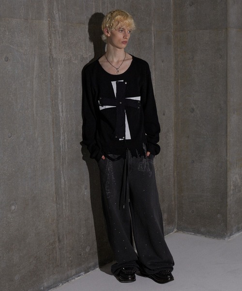 GRANCY（グランシー）の「【GRANCY】Cross Patch Damaged Thermal