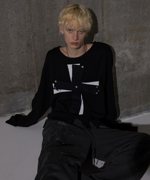 GRANCY（グランシー）の「【GRANCY】Cross Patch Damaged Thermal