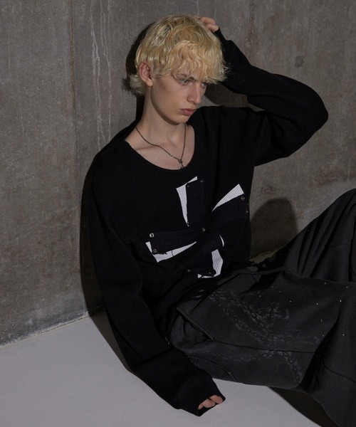 GRANCY（グランシー）の「【GRANCY】Cross Patch Damaged Thermal