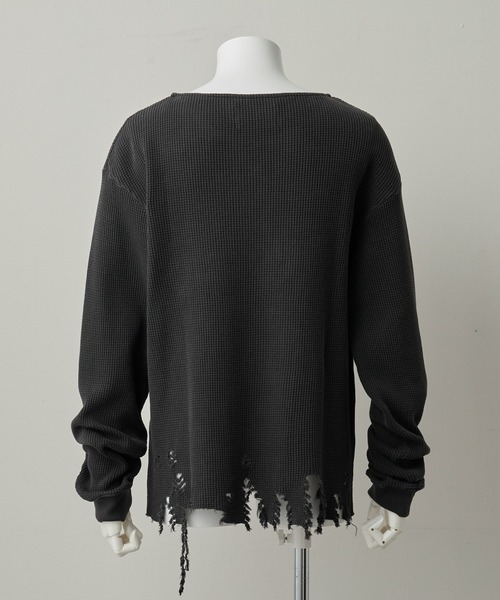 grancy サーマルロンt GRANCY tシャツ 「GRANCY」Cross Patch Damaged