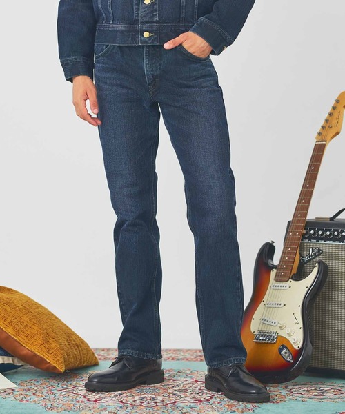 Lee AMERICAN RIDERS 101Z デニム 濃紺 W33 裾上げ無料】AMERICAN RIDERS 101Z ストレートジーンズ