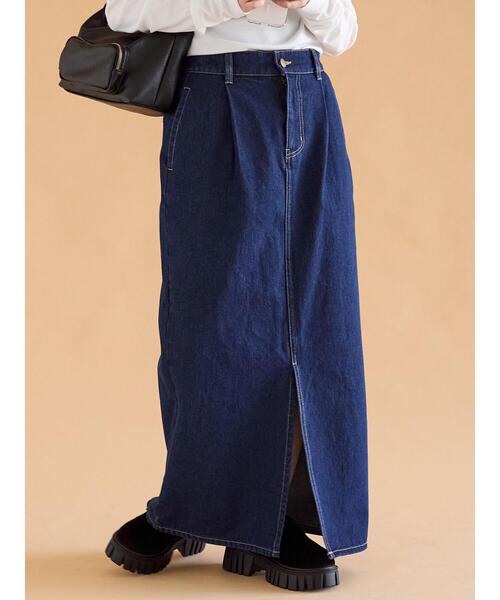 ehka sopo（エヘカソポ）の「◎デニムスカート（スカート・レディース・サックスブルー/ブルー/ネイビー・F）」の15枚目の写真