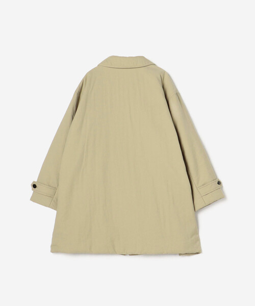 LE GLAZIK(ルグラジック)の「LE GLAZIK | ナイロンツイル ショートコート WOMEN(ステンカラーコート・レディース・ベージュ・36)」の12枚目の写真